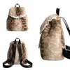 Bolso de mano de felpa con estampado de ciervos, nuevo para otoño e invierno, de alta calidad, versátil, para el trabajo, de hombro, bolso vintage para mujer