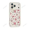 Funda Floral Retro para Teléfono al por Mayor en Stock Adecuada para Apple 17 Pro, Funda para Teléfono iPhone 16 Pro Max Mate Anti-Caídas