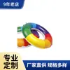 Fabricante Venta al por Mayor Pvc Engrosado Doble Capa Doble Bolsa de Aire Anillo de Natación Anillo de Cristal para Niños Anillo Inflable para Axilas para Bebé