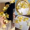 Festival de Mediados de Otoño Flor de Osmanthus Hanfu Cabeza de Conejo de Jade Peineta para el Cabello Borla Antigua Pinza para el Cabello Traje Estilo Chino Accesorios para el Cabello para Niños