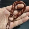 Chaveiro de Corda Elástica Colorida Banhado a Cor 25mm Argola para Cartão Fivela Acessórios Chaveiro Corda Elástica Retrátil Corda Anti-perda