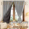 Cortinas listas para usar enviadas directamente de fábrica, cortinas con cinta mágica para oscurecimiento total en el dormitorio, no requieren taladro, tela bloqueadora del sol para ventanas, se pueden enviar en nombre de los clientes