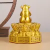 Adorno de Cerdo Zodiacal de Latón con Monedas y Símbolo Bagua, Decoración de Cerdo de Latón para Escritorio de Recepción de Oficina