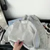 Conjunto de Sudadera Bordada para Niños Nuevo de Primavera y Otoño Niños y Niñas Coreano Dibujos Animados Casual Deportivo Conjunto de Dos Piezas a la Moda