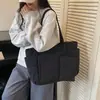 Bolso tote simple de gran capacidad para estudiantes, bolso de hombro para el trabajo, bolso de mano para portátil, bolsa ligera y versátil para viajes al aire libre