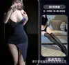 Lingerie Sexy Gato da Noite para Mulheres, Vestido Longo Justo com Decote em V Profundo e Fenda Alta com Saia Bodycon e Conjunto de Camisola