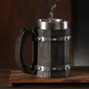 Taza de Acero Inoxidable Taza de Cerveza Venta Caliente Transfronteriza Personalizada Gran Capacidad Alto Valor Retro Taza de Cerveza