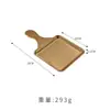 Prato Quadrado Retro de Aço Inoxidável, Prato Criativo para Comida Ocidental, Prato para Lanches, Prato Antigo para Jantar com Alça, Prato Rasinho, Bandeja de Prato Plano