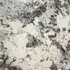 Pedra Luxuosa Brasileira Azul Montanha de Neve, Mármore Natural, Lajes Raposa Voadora da Montanha de Neve, Bancadas Ilha Luminosa, Fábrica de Processamento