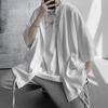 Abrigo Xia te talla grande Estilo Lazy Japonés Retro Camisa de Manga Corta Verano Delgada 300 Jin Destripador Camisa Guapa para Hombre y Mujer