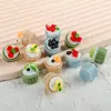 Funda para teléfono móvil DIY pasador pegamento de crema accesorios de joyería resina al por mayor pastel de frutas tridimensional caricatura comida y juego