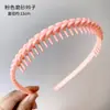 Venta al por mayor de fábrica paquete de cabello diadema para el cabello diadema nueva para mujer para lavarse la cara con dientes antideslizante para cabello corto rebelde pinza para el cabello cueva para el cabello