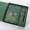 Caderno de Negócios Guofeng A5 Traje de Presente de Alta Qualidade Traje de Caneta de Assinatura de Metal em estoque Presente de Acompanhamento para Publicidade