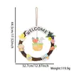 Placa de Madeira de Páscoa Coelhinho Decorações de Ovo Enfeites Pendurados para Porta Arranjo para Festa em Casa Feriado Pátio Placa de Porta Decorações Penduradas