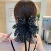 Pinza para el Cabello de Avestruz Viento de Voluntad Pura Parte Posterior de la Cabeza Pinza para el Cabello Exhibición de Volumen Súper Inmortal I Accesorios Avanzados para el Cabello Accesorios para el Cabello de Plumas