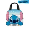 Bolsa de almuerzo con estampado de dibujos animados de Stitch transfronteriza para estudiantes de primaria y secundaria, lonchera térmica, bolso de mano, bolsa de comida para niños