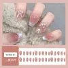 Para mapear y recolectar muestras de uñas postizas terminadas al por mayor, impermeables, desmontables, de color rojo neto, con piezas de uñas para usar