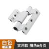Dobradiça de porta e janela de liga de alumínio ponte quebrada dobradiça de porta de janela de batente de isolamento térmico Dobradiça de hardware de porta de vidro de ranhura padrão europeu engrossada