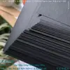 Papel Negro Doble Cara, Cartulina Negra, Papel de Boceto Negro Engrosado, Cartulina Negra Dura para Escritura a Mano, Cartulina Negra en Blanco para Acuarela