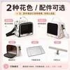 Bolsa transpirable de malla engrosada desmontable para loros, bolsa plegable portátil para hombro y cruzada para periquitos, agapornis y cotorras sol