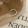 Aretes de Clip Minimalistas de Personalidad Estilo Francés Estilo Ins Forma de Frijol, Lujo Ligero con Sensación de Alta Gama, Diseño de Nicho Versátil, Pendientes de Moda