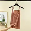 Camisola sexy de modal para mulheres, gola redonda, peça íntima de verão, justa ao corpo, fina, top casual para usar por cima