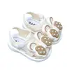 Venta al por mayor transfronteriza de zapatos nuevos de verano para niñas, Zapatos suaves de suela blanda para bebé tipo princesa, Zapatos para niños pequeños de verano