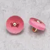 Botones de Resina de Terciopelo para Trajes Tang y Hanfu, Botones Metálicos para Suéteres y Abrigos, Botones Decorativos Redondos Cosidos a Mano, Disponibles en 20 Colores