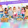 Mantel de Mesa con Láser Transfronterizo, Mantel Decorativo Atmosférico, Desechable a Prueba de Aceite e Impermeable, Fiesta de Cumpleaños Festiva, Fiesta Festiva