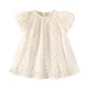 Vestido de Princesa Elegante de Verano de Alta Gama Transfronterizo Vestido Infantil para Bebé Niña Mes Completo Vestido de Cumpleaños