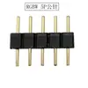 Tira de LED de Color RGB de 2.54mm 3P/4P/5P 6P Conector Macho de Pines RGBW Tira de Luz Suave Conector de Pines