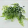 Plantas Simuladas, Flores Artificiais de Plástico, Acessórios para Parede de Plantas, Folhas com Toque Sem Cola, Folhas de Tartaruga, Rabanete Verde, Venda Direta em Estoque
