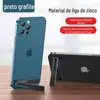Suporte para Celular com Parte Traseira Adesiva, Dobrável para Mesa, Mini Invisível Preguiçoso, Portátil Dobrável Adesivo Ultra-Fino Magnético Suporte