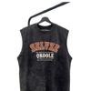 AliExpress estampado colete masculino em americano lavado angustiado algodão top verão solto moda sem mangas