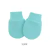 Guantes Antirayaduras Faciales para Bebé de Otoño Invierno Primavera, Guantes Pequeños para Bebé, Guantes Finos de Dibujos Animados para Bebé, Juego de Cubrepiés