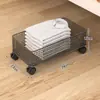 Caixa de Armazenamento Inferior para Cama de Dormitório Gaveta Organizadora Extraível sob a Cama Tipo Gaveta com Rodas Roupas Colchas Caixa de Armazenamento Plana Armário