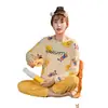 Pijama nuevo de manga larga para primavera y otoño, pijama casual para mujer, estilo coreano, conjunto de ropa para el hogar para mujer