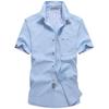 Camisa nueva de manga corta para hombre camisa casual de algodón y lino de verano para hombre talla grande ropa de camisa camisa de manga corta hombre
