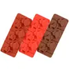 Formas de silicone para chocolate clássicas e populares, um conjunto de múltiplas formas para confeitaria caseira, formas para sobremesas francesas, atacado
