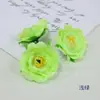 Cabeças de Flores de Chá de Rosa Artificial para Painel de Casamento Parede de Flores Arranjo de Corredor Fornecimento Transfronteiriço Tecido de Seda Flores de Chá Peônia