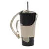 Lujo ligero Taza de vacío universal taza de té cubierta protectora resistente a los arañazos cubierta elástica ajustable para taza de café taza portátil