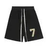 Fog Essentials High Street Loose Flocked Letters Silicone Printed Drawstring Casual Shorts Mid-Pants for Men and Women Trendy