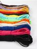 Fabricante de Bandas Elásticas de Goma de Colores de 2 mm para Cinturas y Puños de Pantalones Infantiles, Accesorios de Banda Elástica, Cordones Elásticos Redondos