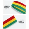 Faixa de Cabeça Colorida Absorvente de Suor para Homens e Mulheres, Faixa de Cabeça Esportiva para Corrida e Fitness, Faixa de Cabelo Colorida, Faixa de Cabeça que Absorve o Suor, Atacado