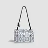 Bolsa Cuadrada Pequeña, Bolso Cruzado Nuevo de Moda para Verano, Bolso de Hombro Único para Mujer, Bolso de Cuerda Geométrico Rombo Elegante y Sencillo con Costuras