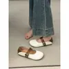 Novedad Moda Primavera y Verano 2025 Zapatos Planos Mary Jane para Mujer Zapatos Retro Bajos Casuales Suela Suave Zapatos para Mujer