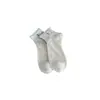 Calcetines de Encaje para Mujer, Calcetines Bajos de Malla Transpirable Finos para Primavera y Verano, Calcetines para Mujer al por Mayor, Calcetines Cortos Florales Frescos para Mujer