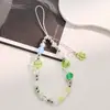 Venta al por mayor del fabricante Nuevo modelo Gato Kt Lazo Cadena para teléfono Colgante de cadena para teléfono con cuentas hecho a mano Decoración para niñas
