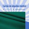 Branqueamento resistente ao cloro médico especial de algodão puro fio de sarja tecido de cartão roupas cirúrgicas roupas de lavagem de mãos prepúcio médico roupa de cama tecido de algodão