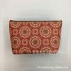 Bolsa Cosmética Geométrica Mandala Color Estilo Étnico PU Textura Estampada Portátil Impermeable Lavable Viaje Bolsa de Almacenamiento